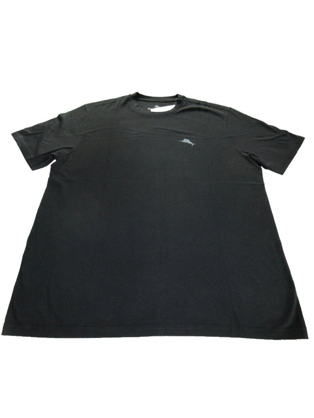 Men's Tommy Bahama SS Board In Paradise Tee Shirt Coal Black Grey Size Small NWT - Picture 2 of 7